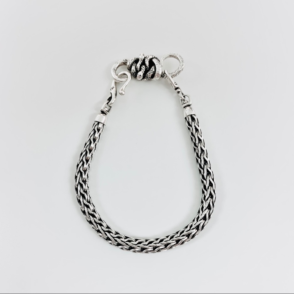 Ohm Beads Bracelet with Snake Clasp